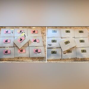 Lot of 10 Heyday Neon Smiley One-Time-Use Camera. Glows in the Dark *Party*